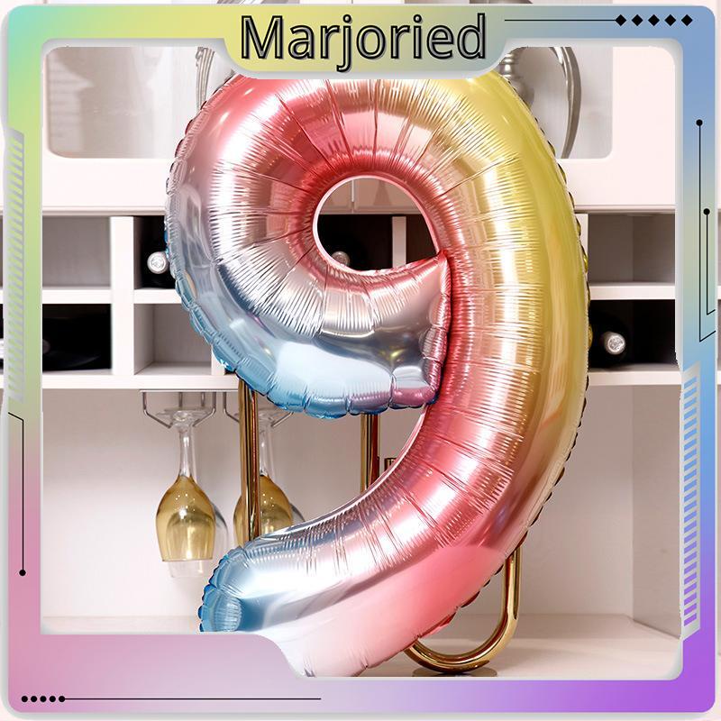 32 Inch Rose Gold Nomor Balon Aluminium Balon Dekorasi Pesta Pernikahan Ulang Tahun-MJD