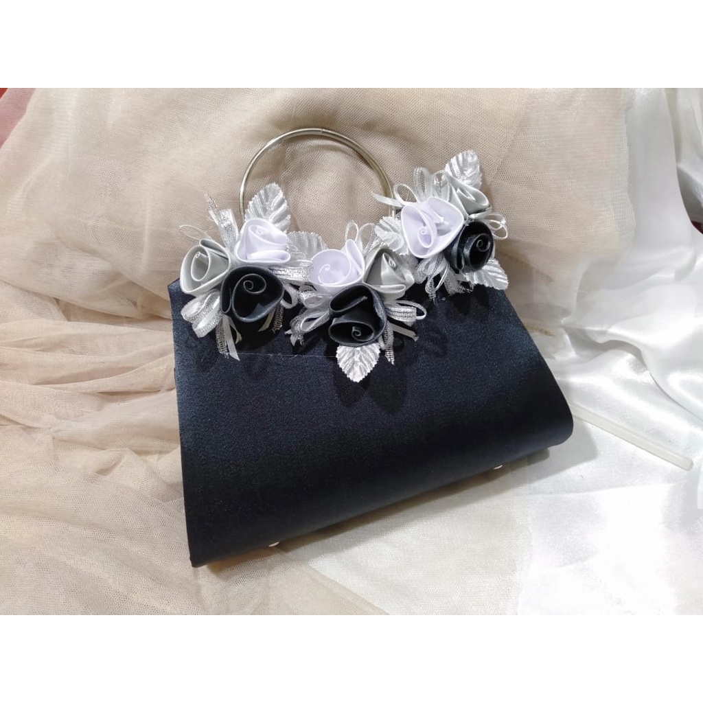 TAS PESTA WARDAH MODEL CLUTCHES DAN SELEMPANG BAHAN SATIN HALUS TERMURAH BISA COD BEST SELLER  MURAH MEWAH DAN ELEGAN