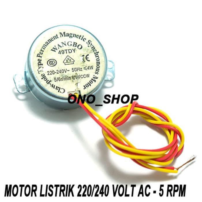 Motor Listrik 220/240 Volt AC - 5 RPM accessories