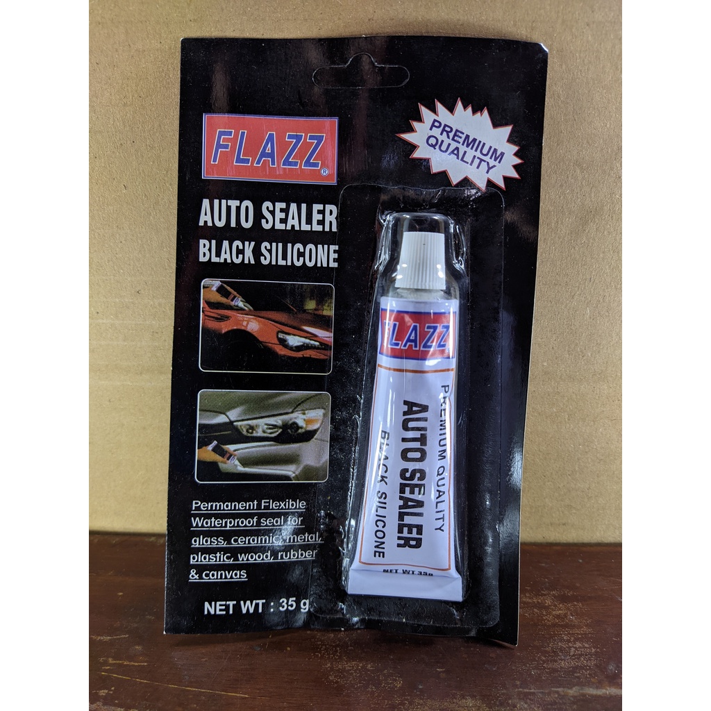 LEM KACA AUTO SEALER FLAZZ 35gram WARNA HITAM