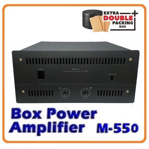 Box Power Amplifier M550 Box BELL M-550 Box Audio Sound System BELL