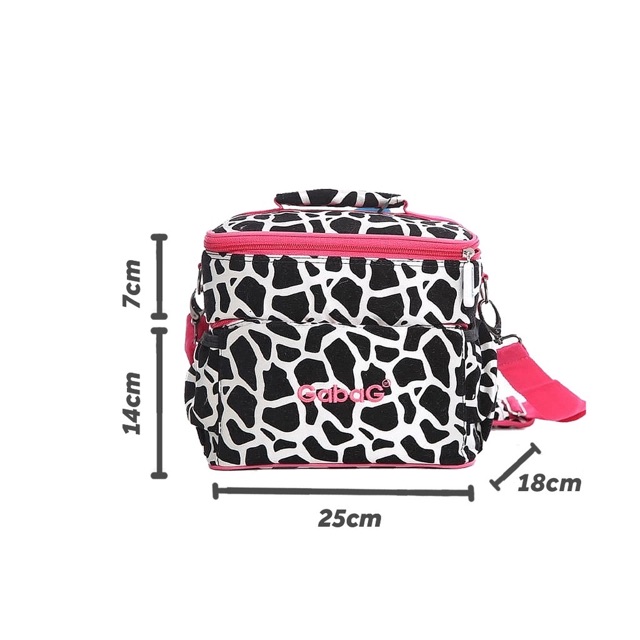 Gabag cooler bag sling series big milky - tas asi | asi storage bag