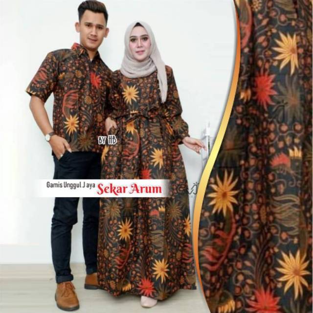 Couple gamis unggul jaya sekar arum