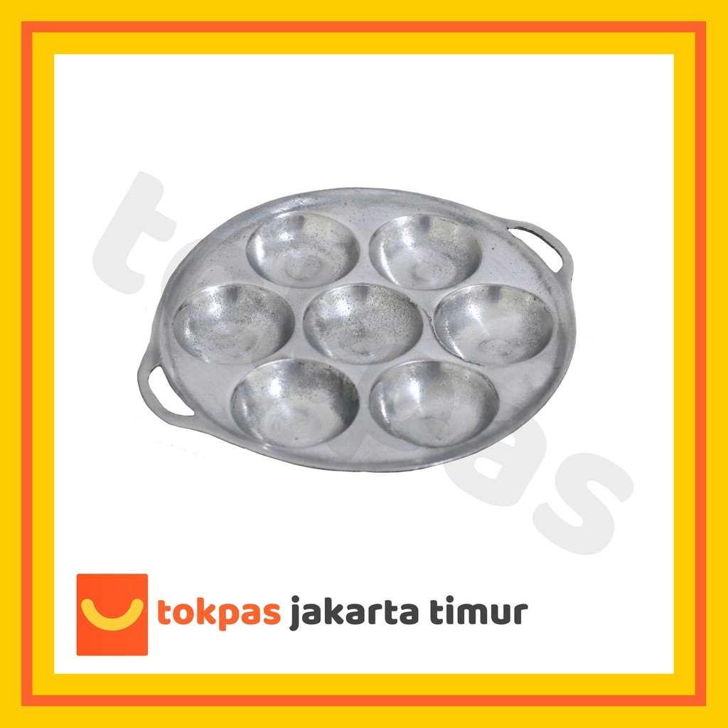 Cetakan Martabak Telur Puyuh Lubang 7 Baklor Kue Lumpur