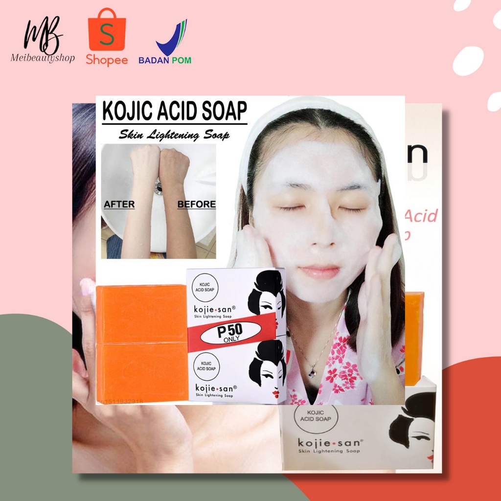 KOJIE SAN Skin Lightening Soap / Kojiesan Soap / Sabun Pemutih