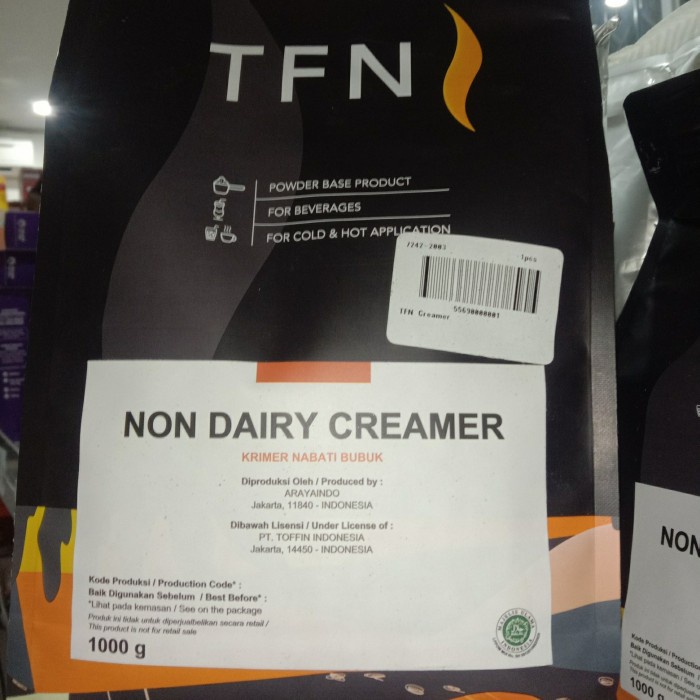 

Krimer- Toffin Creamer 1Kg Non Dairy Bubuk Minuman/Makanan, Gurih, Nikmat,Enak -Krimer.