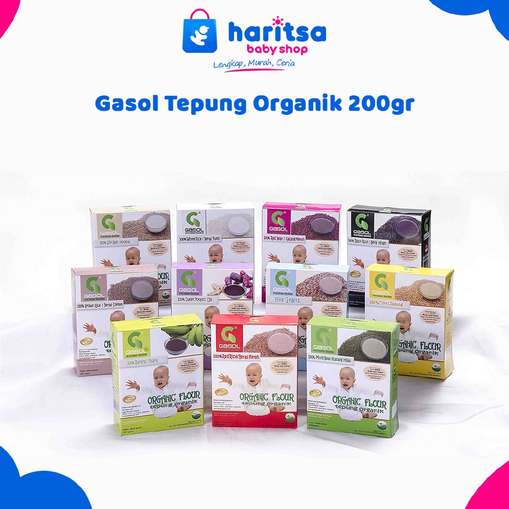 Gasol Tepung Organik 200gr / Makanan MPASI