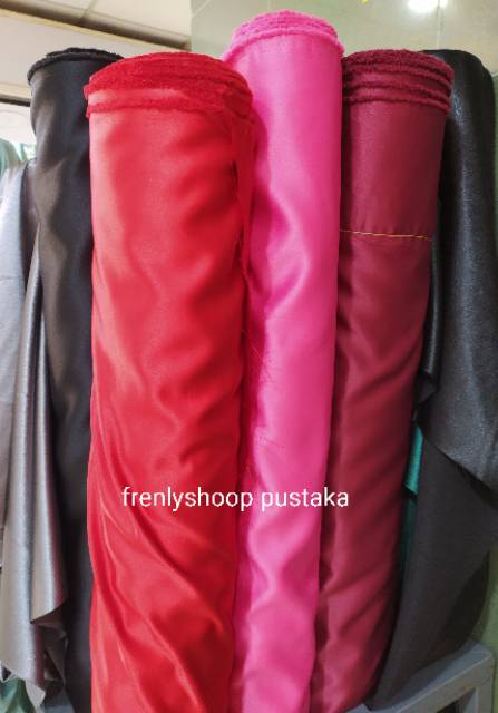 kain satin bridal silk import / bahan bridal silk import