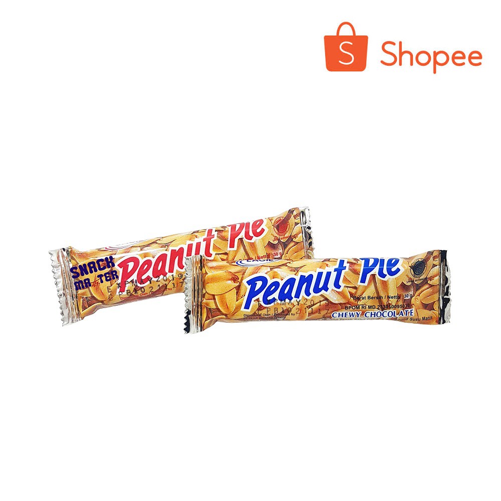 

L'AGIE Peanut Pie - Kacang Salut Cokelat Susu Manis Netto 30gr