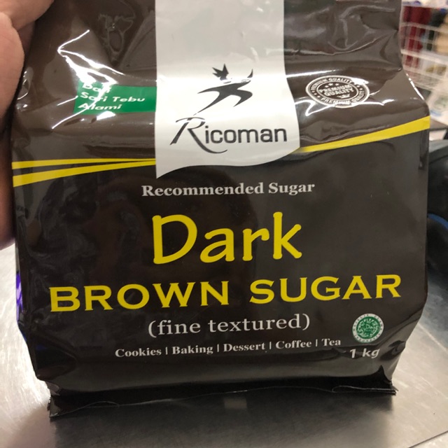 

Ricoman dark brown sugar 1kg brownsugar