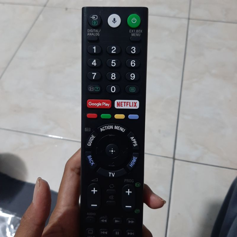 REMOTE REMOT TV SONY LED RMF-TX200P ORIGINAL ASLI