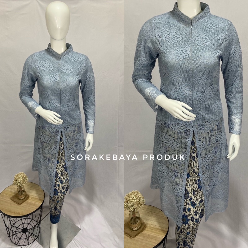 WILI MUSLIM / KEBAYA BROKAT MODERN WISUDA TUNIK SHANGHAI / KEBAYA KONDANGAN / KEBAYA PESTA / KEBAYA 