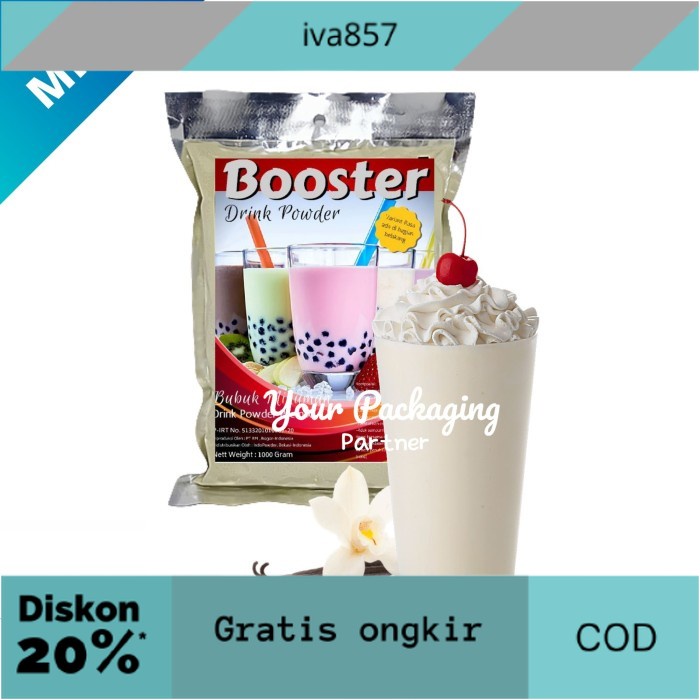 

PROMO Vanila Powder Drink 1 Kg / Bubuk Minuman Vanila 1 KG / Vanila Cream GRATIS ONGKIR