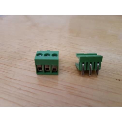 konektor green HT3.96mm 3p Tekuk L terminal block connector HT396 pair