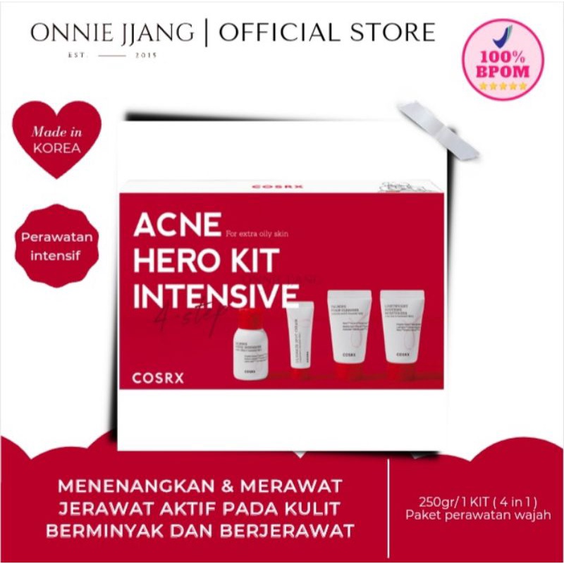 Onnie Jjang—[BPOM] COSRX Acne Hero Kit Intensive| untuk kulit berjerawat