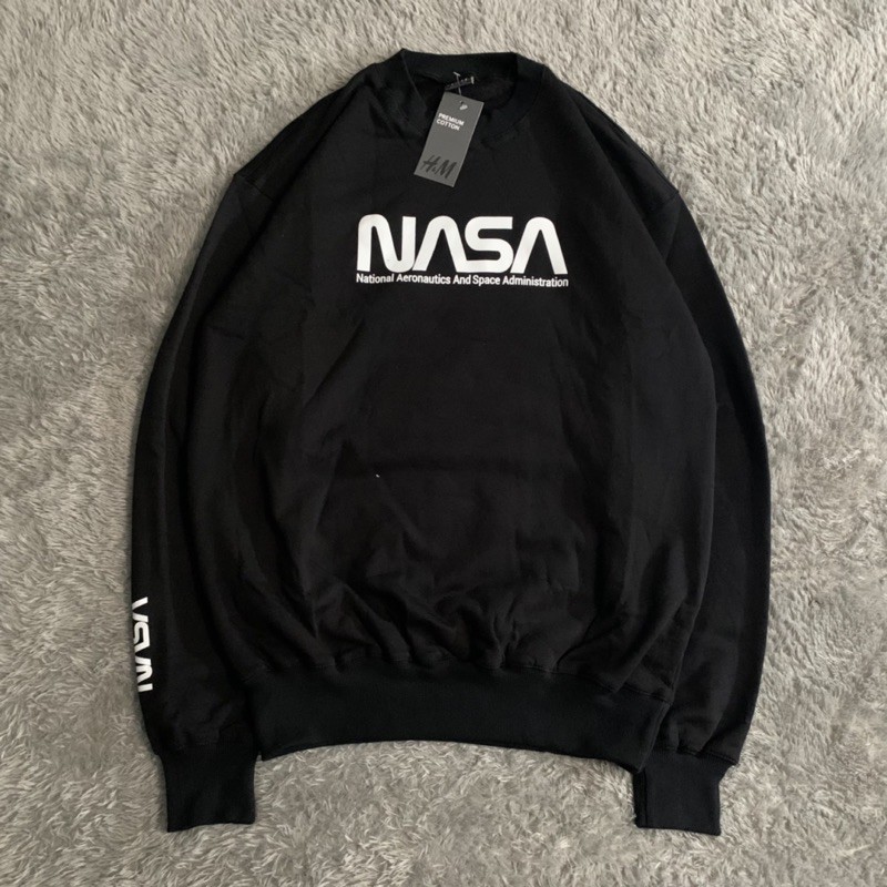 Sweater Crewneck Nasa H&amp;M Full Tag &amp; Lebel