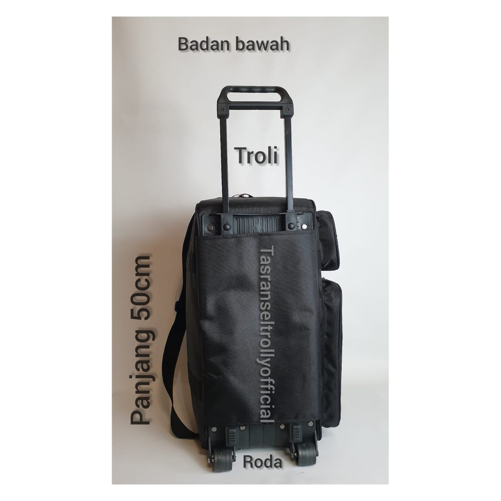 Tas Pakaian Troli Polo Interclub 50cmx24x30cm medium size100%original