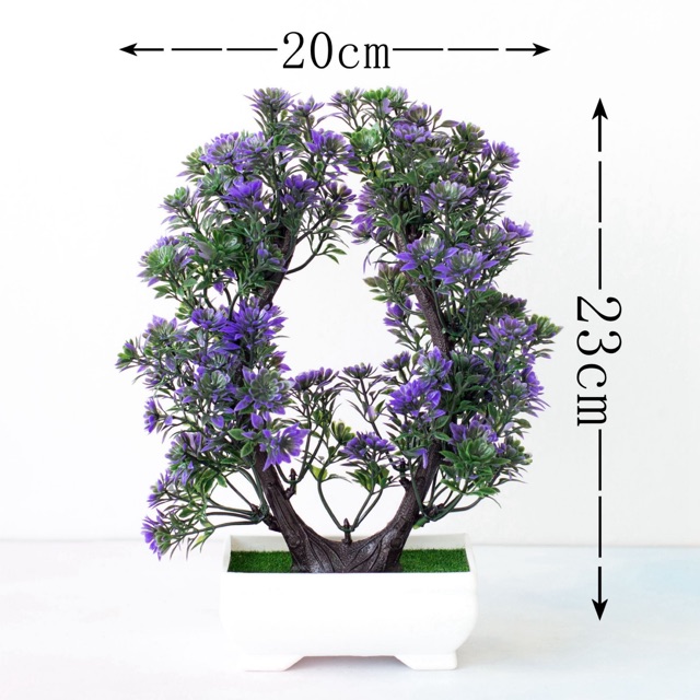 AM560 Bunga Plastik / Pajangan Bunga Artifisial / Vas petak-2