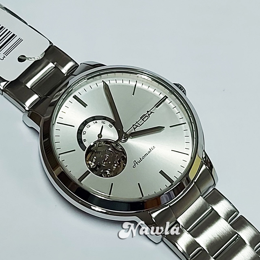 Alba Automatic A9A013X1 Open Heart Silver - Jam Tangan Pria A9A013