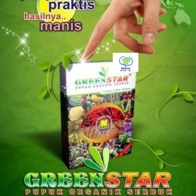 Green star Pupuk Tanaman Nasa Natural Nusantara isi 3 sachet ( tanpa dos )