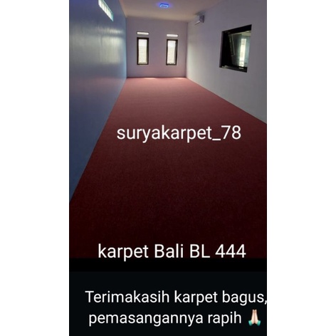 Karpet meteran BALI tebal 5mm (dijual per 10cm) lebar bahan 2m karpet kantor/masjid/gereja