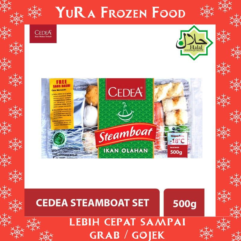

CEDEA Steamboat Set 500gr Ikan Olahan Berkualitas Makanan Halal Enak Yura Frozen Food Murah