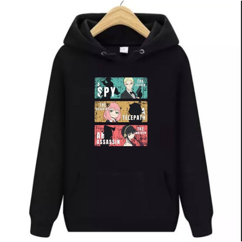 hoodie anime spyxfamily spy x family tersedia ukuran anak sampai dewasa big size