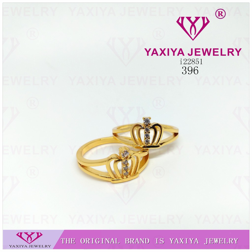 

Cincin Lapis emas Permata Perhiasan imitasi Yaxiya Jewelry 396