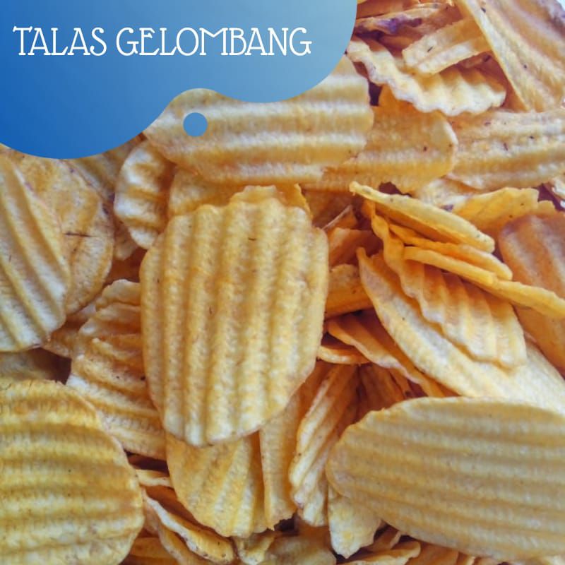 

Kripik Talas Gelombang / Kripik Talas 250gr / Snack kiloan murah