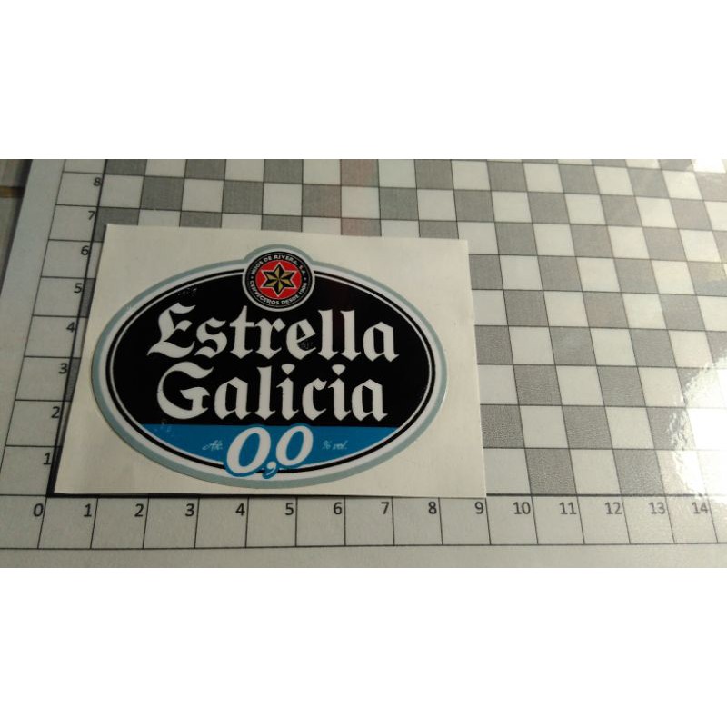 

stiker print estrella galicia besar