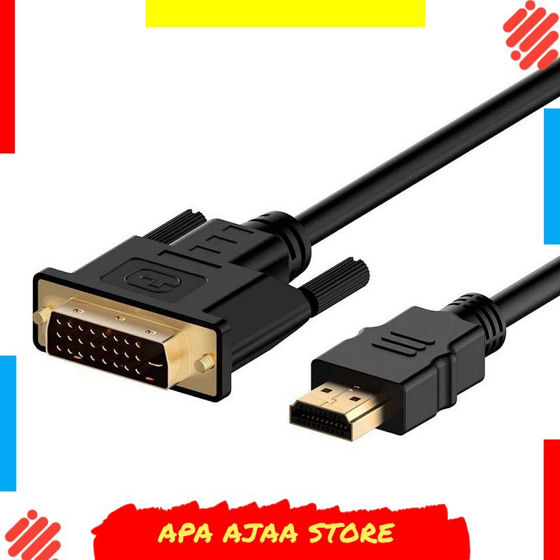 Terbaru ! FSU Kabel Video Adapter HDMI to DVI 24+1 Pin 1080P 1.8M - BL-DH