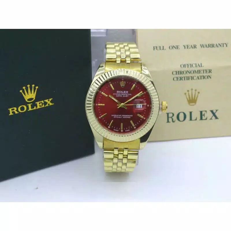 Rolex Jam Tangan Pria/Jam Tangan Rolex Pria Terbaru Model Original Komplit Box/Rolex Terlaris