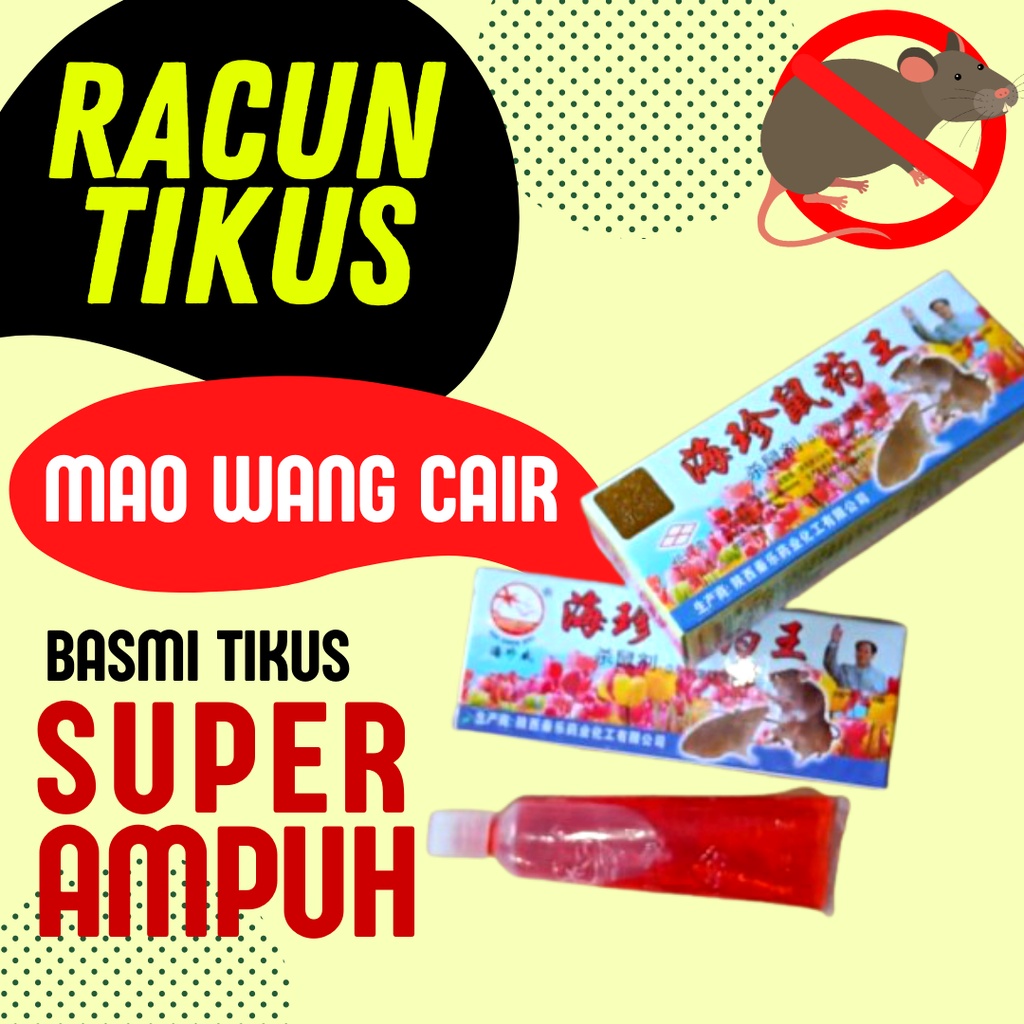 Racun TIkus Ampuh Mati Kering Tidak Bau Racun Tikus Cair Maowang Original Obat Tikus Cair Obat Pemba