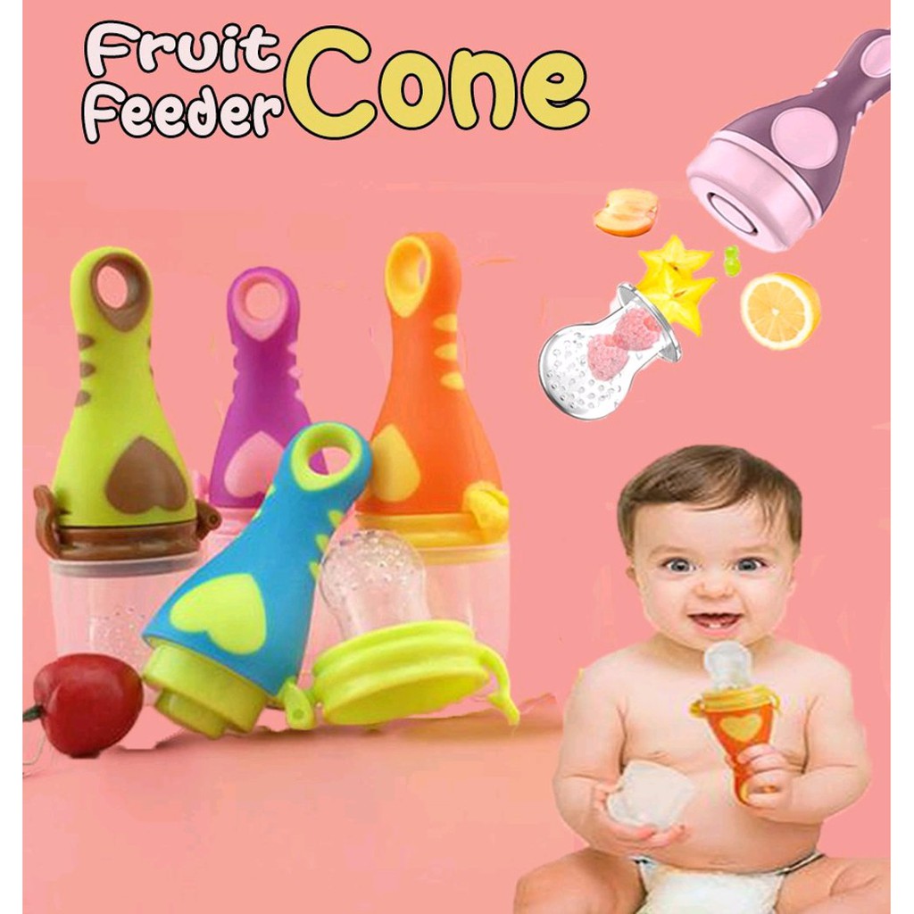 empeng buah fruit feeder cone stick genggam dot buah
