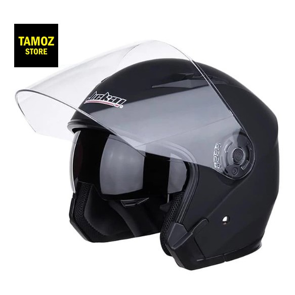 HELM JIEKAI ORIGINAL Safe Double Visors Lens Modular Flip Up Half Face