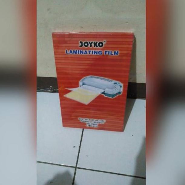

plastik laminating F4 joyko laminasi panas hot 100 micron (KODE 978)