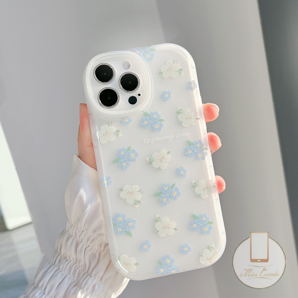 Samsung A03 A04 A04s A13 A73 A23 M23 A04E A53 A14 A22 A12 A11 A52 A32 A20 A03s A72 A51 A50 A50s A30s A71 A31 A21s Segar Musim Panas Lensa Bunga Oval Pattern Shockproof Soft Tpu Case