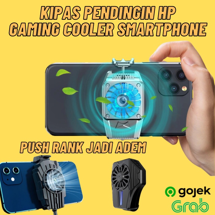 Kipas Pendingin HP Gaming Cooling Fan Cooler Smartphone Handphone Gamer Heat Sink Mobile Legends PUB