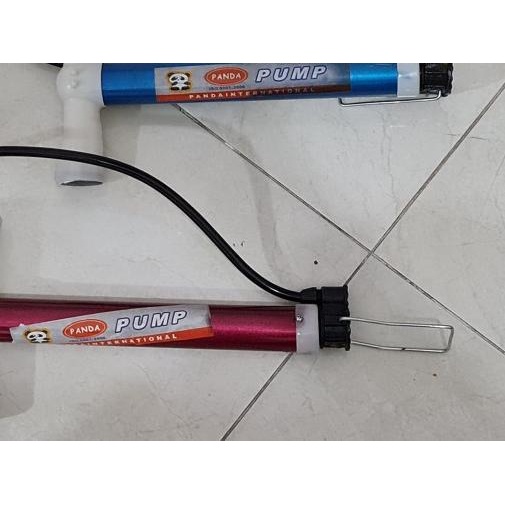 ✷ portable pompa sepeda, pompa bola , pompa ban motor mini Merk PANDA ○