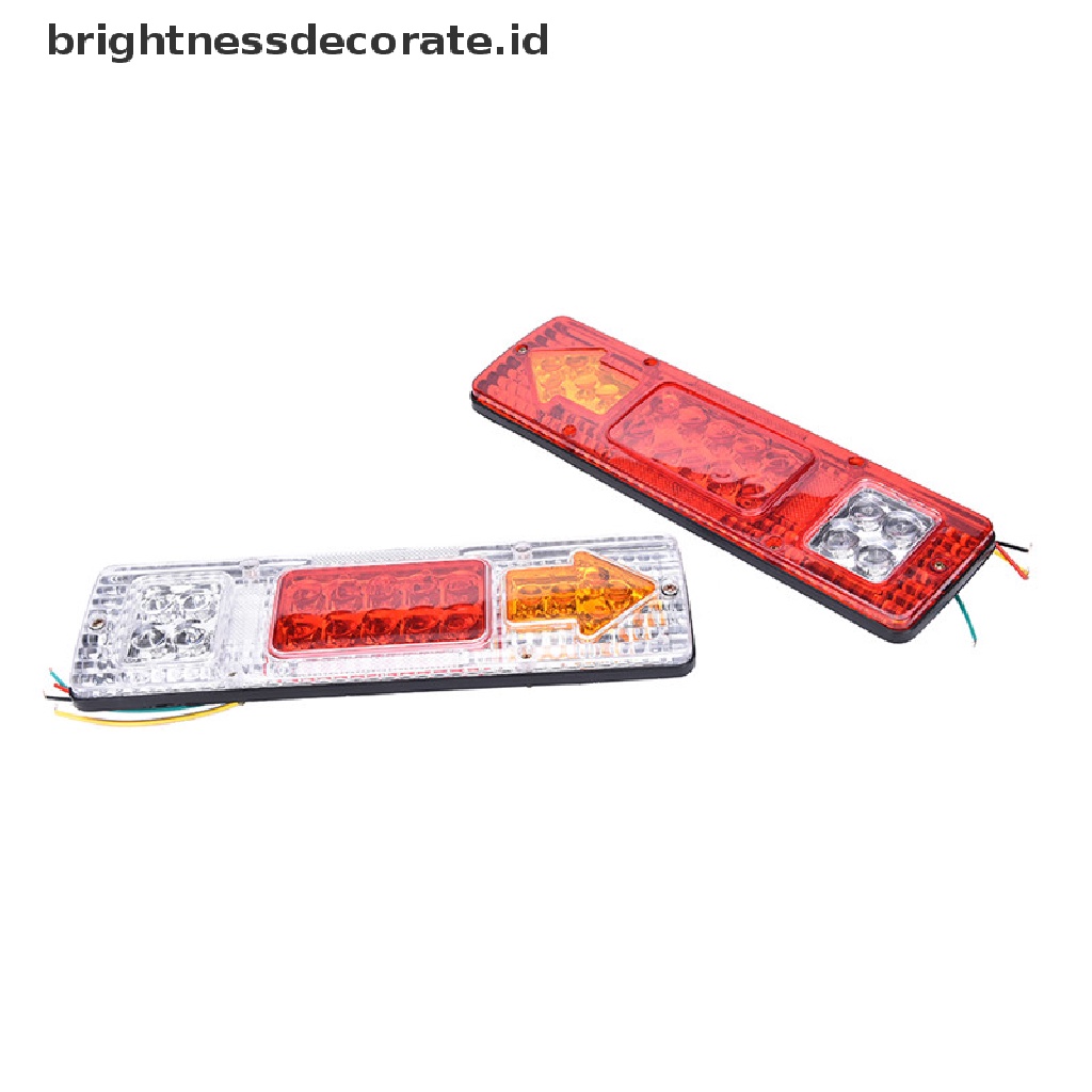 Lampu Indikator Sinyal Belok / Mundur Led 12v Untuk Truk / Trailer / Van / Caravan