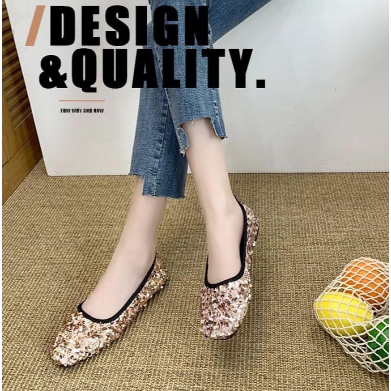 [NEW] KANOSUE BLING BLING FLAT SHOES KS2088 IQ #Realstock