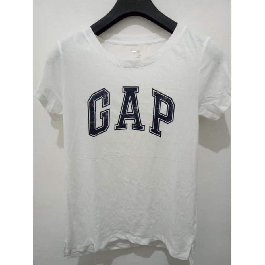 FASHION WANITA  GAP TEE TSHIRT LOGO GAP POLOS KAOS LOGO GAP ORIGINAL {PRODUK TERBARU}