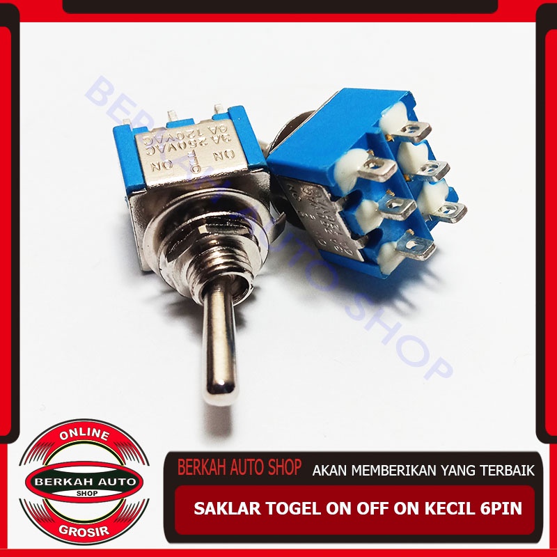 Saklar Toggle 6 Pin On Of On Kecil