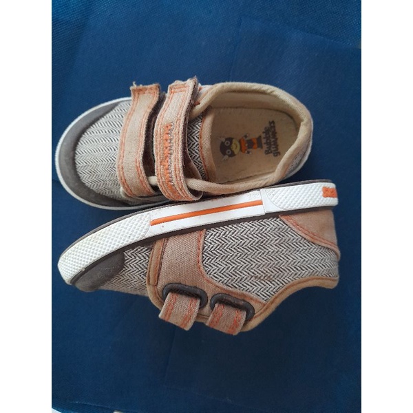 sepatu anak no. 23 usia 1-2,5 tahun/ sepatu anak bubblegummers ori/ sepatu anak bekas