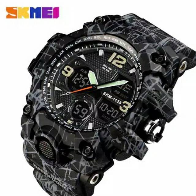 SKMEI 1155B ORIGINAL Jam Tangan Pria SKMEI Digital Analog