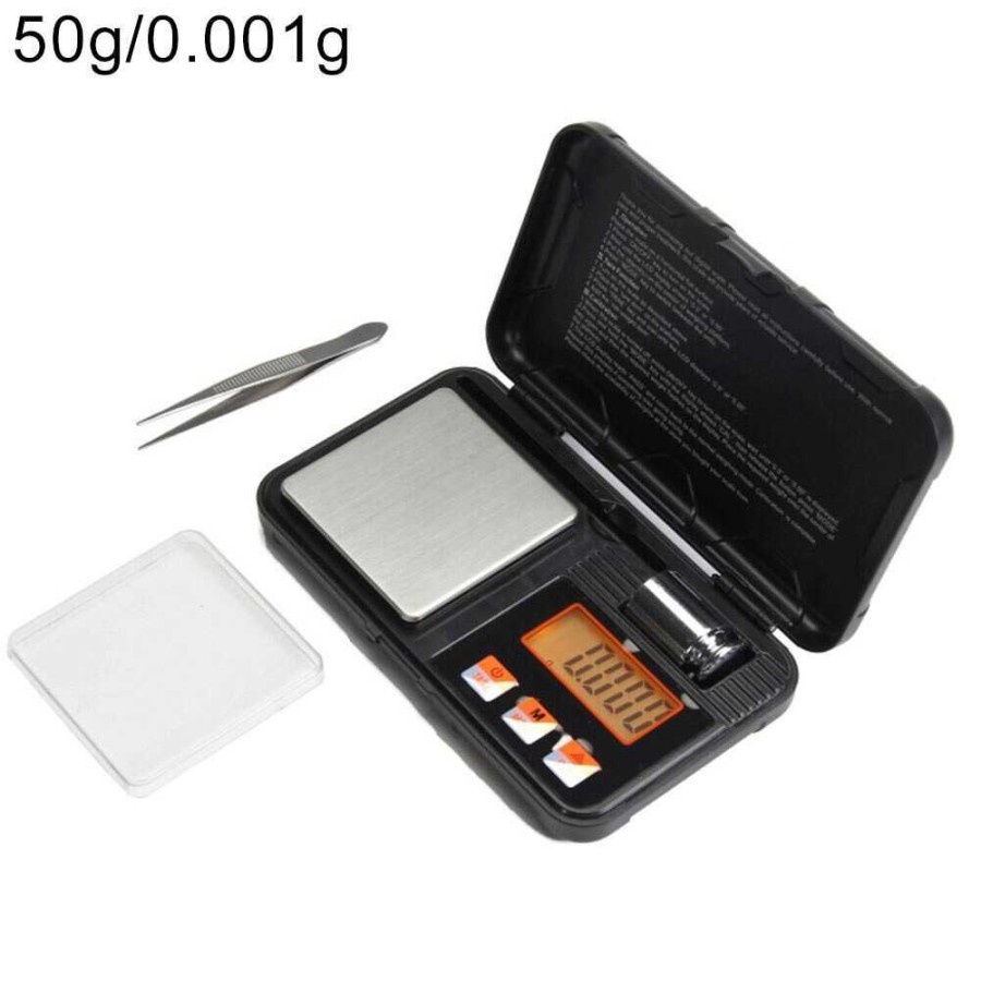 Timbangan Digital Perhiasan Mini 200g 0.01g - CX-129 - Black