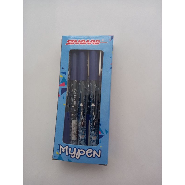 

Pulpen STANDARD MY-PEN 0,5 mm /Pena STANDARD MY-PEN Biru /Blue (12pcs)