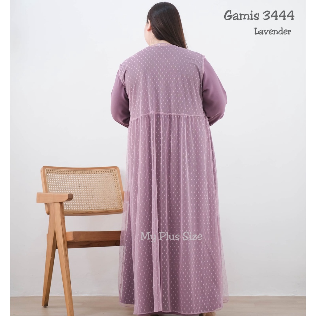 Gamis Tile Dot Jumbo 3444, Ld 130 &amp; 145 cm