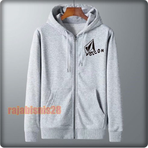 SWEATER HOODIE ZIPPER VOLCOM / JAKET PARCA PRIA / SWEATER DISTRO HOODDIE VOLCOM  SWITER WANITA MURAH