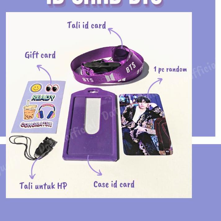 

Tali ID Card KPOP BTS Gantungan KPOP Tali Lanyard UN OFFICIAL | Datyu !!